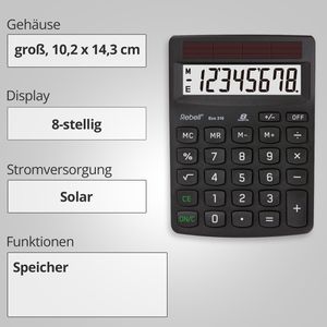 Produktbild für Taschenrechner Rebell Eco 310