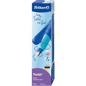 Produktbild für Füller Pelikan Twist Deep Blue P457, Feder M