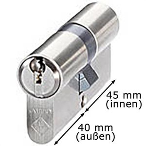 Produktbild für Schließzylinder Abus Vitess 1000, mit 6 Schlüsseln