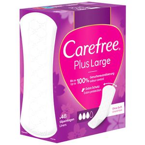 Produktbild für Slipeinlagen Carefree Plus Large