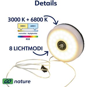 Produktbild für Campinglampe Müller-Licht Glow, aufladbar