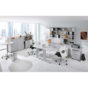Produktbild für Kombischrank Hammerbacher H-Serie, weiß