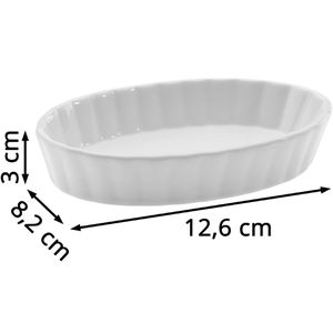 Produktbild für Auflaufform Westmark Servierschälchen, weiß, aus Porzellan