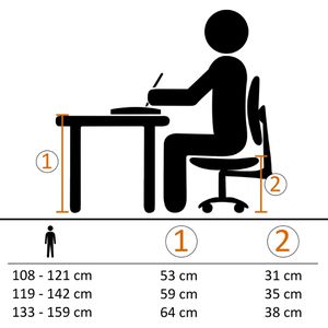 Produktbild für Kinderdrehstuhl AMSTYLE TERNI, SPM1.357