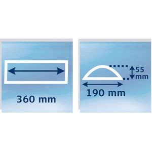 Produktbild für Rückenstütze DESQ 1332, aus Stoff, waschbar