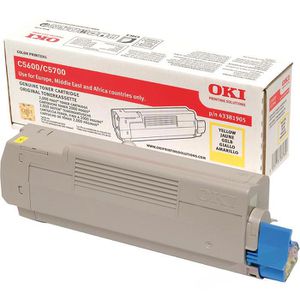 Produktbild für Toner Oki 43381905 gelb