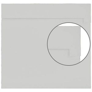 Produktbild für Briefkasten SafePost ScanPro 810 RAL9003, signalweiß aus Stahl