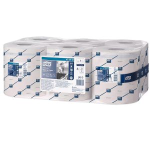 Produktbild für Putztuchrolle Tork Reflex, 473412, M4, Recyclingpapier, weiß