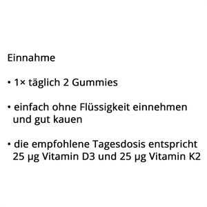 Produktbild für Vitamin-D natural-elements 120 Gummies