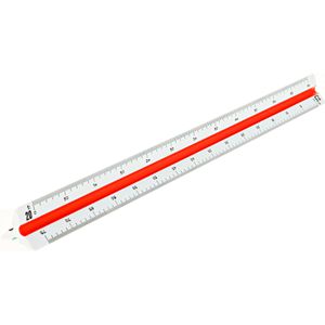 Produktbild für Dreikantmaßstab Rumold 160/DIN/30 Kunststoff, 30cm