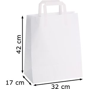 Produktbild für Papiertüten Böttcher-AG weiß
