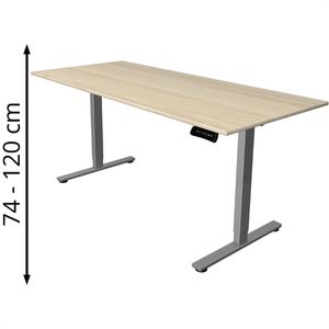 Schreibtisch Kerkmann Move small office, ahorn / silber