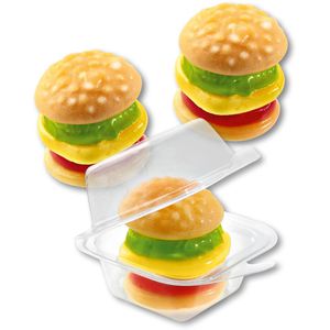 Produktbild für Schaumzucker Trolli Mini Burger, mit Fruchtgummi
