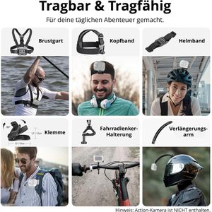 Produktbild für Action-Cam-Halterung Neewer 50 in 1 Zubehör Set GP-50