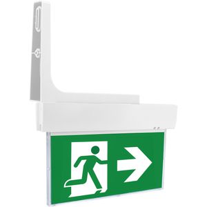 Produktbild für Notbeleuchtung Ledino Hausen, Fluchtwegleuchte, LED mit Akku