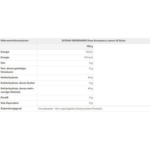 Produktbild für Kaugummis Extra Refreshers, Strawberry Lemon