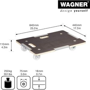 Produktbild für Transportroller Wagner-System Barrera, MM1381