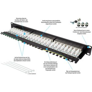 Produktbild für Patchpanel Good-Connections GC-N0145, Cat 6A