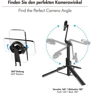 Produktbild für Selfie-Stick LogiLink BT0069, 37 bis 86 cm