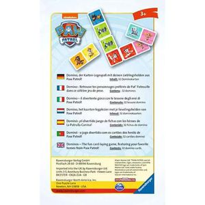 Produktbild für Domino Ravensburger 20845, Paw Patrol, mit Motiv