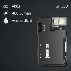 Produktbild für Taschenlampe Wuben G5 LED, aufladbar, schwarz