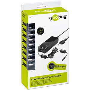 Produktbild für Notebook-Netzteil Goobay 55001, 81 Watt