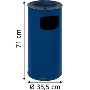 Produktbild für Aschenbecher VAR H71K, 3573, enzianblau, für Outdoor