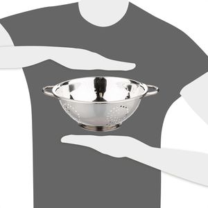 Produktbild für Seiher Böttcher-AG mit 2 Griffen, aus Edelstahl