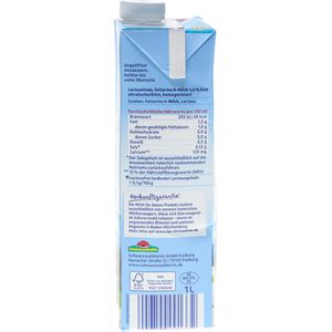 Produktbild für Milch LAC fettarme H-Milch, Fettgehalt 1,5%