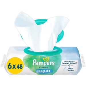 Produktbild für Feuchttücher Pampers Harmonie Aqua, 288 Tücher