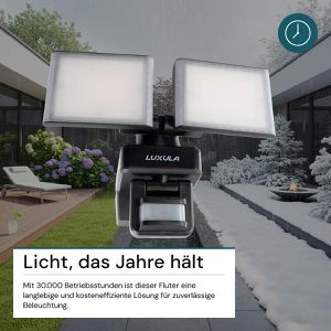 Produktbild für LED-Außenstrahler Luxula LX400192, IP54 wasserfest