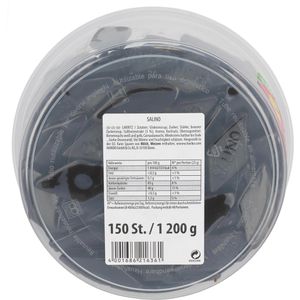 Produktbild für Lakritz Haribo Salino, würzig &amp; gesalzen, 150 Stück