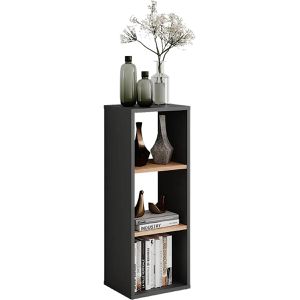 Produktbild für Bücherregal Vicco Orlando, anthrazit / eiche