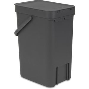 Produktbild für Mülleimer Brabantia 109805 Sort &amp; Go, grey