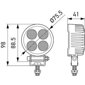 Produktbild für Zusatzscheinwerfer Hella ValueFit TR1200, 12 V / 24 V, LED