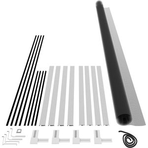 Produktbild für Fliegengitter Culex Teleskop-Fensterbausatz Pro, weiß