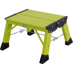 Produktbild für Klapptritt Krause Treppy PlusLine, 130365, grün, aus Aluminium