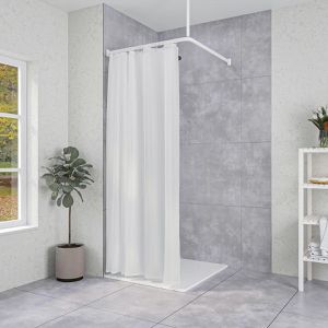 Produktbild für Duschvorhangstange Sealskin Easy Roll Komplett-Set