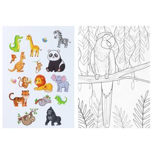 Produktbild für Malbuch Stylex 77077, mit Stickern