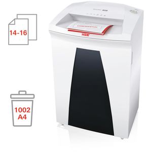 Produktbild für Aktenvernichter HSM Securio B32, 1823111, weiß, mit Rollen