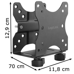 Produktbild für PC-Halterung LogiLink BP0066, schwarz
