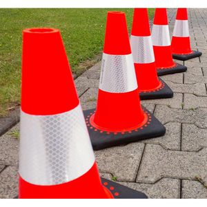 Produktbild für Leitkegel UvV FLEX0210, Höhe 30cm