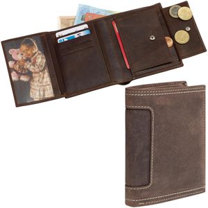 Produktbild für Portemonnaie Böttcher-AG Wild Style II, braun, aus Echt Leder