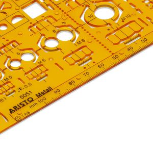 Produktbild für Schablone Aristo AR5051, Müller-Schulwinkel Metall