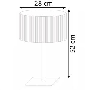 Produktbild für Tischlampe Lucide Magius, schwarz mit E27-Fassung