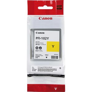Produktbild für Tinte Canon PFI-102Y gelb