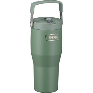 Produktbild für Thermobecher Thermos RS Flip Straw green mat, grün