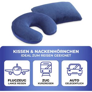 Produktbild für Nackenkissen Maximex 2-in-1, mit Microperlen