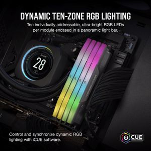 Produktbild für Arbeitsspeicher Corsair Vengeance RGB, CMH32GX5M2B6000Z30K