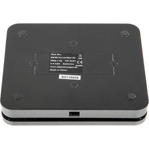 Produktbild für Digitalwaage Dipse Parcel Mini 50, Tara-Funktion, Teilung 2 g